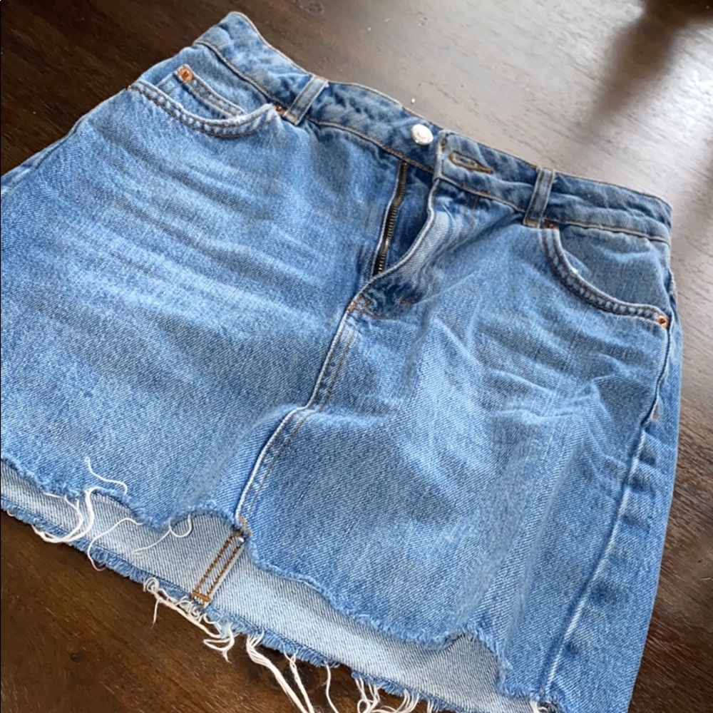Topshop Jean skirt